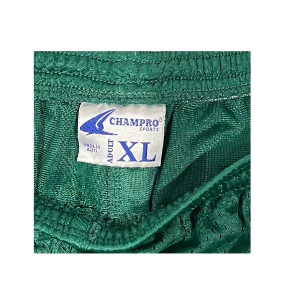 Champro Green Basketball Vintage Shorts Mens XL - Picture 3 of 3